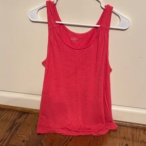 LOFT Vibrant Pink Sleeveless Tank Top